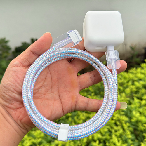 适用苹果MacBook Air pro 35W电源充电器壳M3 M4数据线保护套绕绳