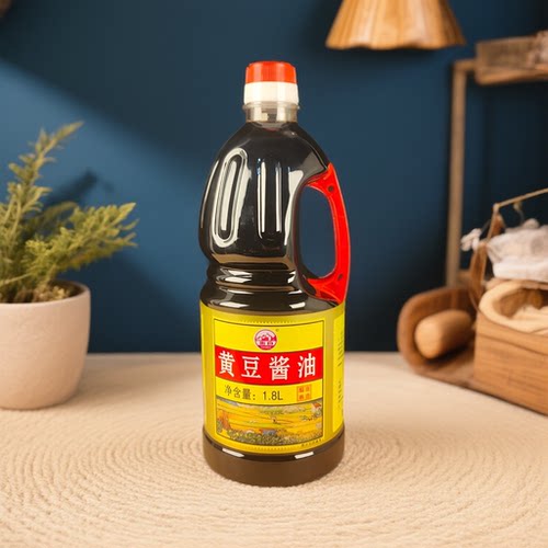 贵州遵义南白黄豆酱油1.8L瓶装