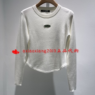 女上衣2412B61141正品 真我永恒2024春季 T恤修身 圆领长袖 吊6 新品