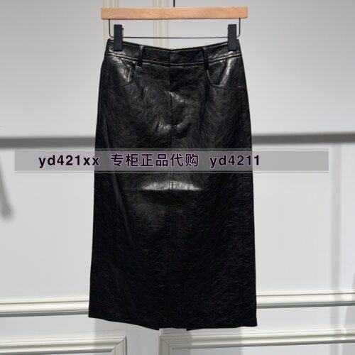 MEFOREVER真我永恒2026冬装新款皮半裙2641C32407吊牌799
