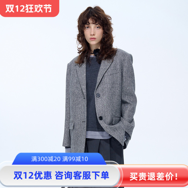 真我永恒ME真我永恒2024冬款外穿西装中款西装2441A32026吊1599