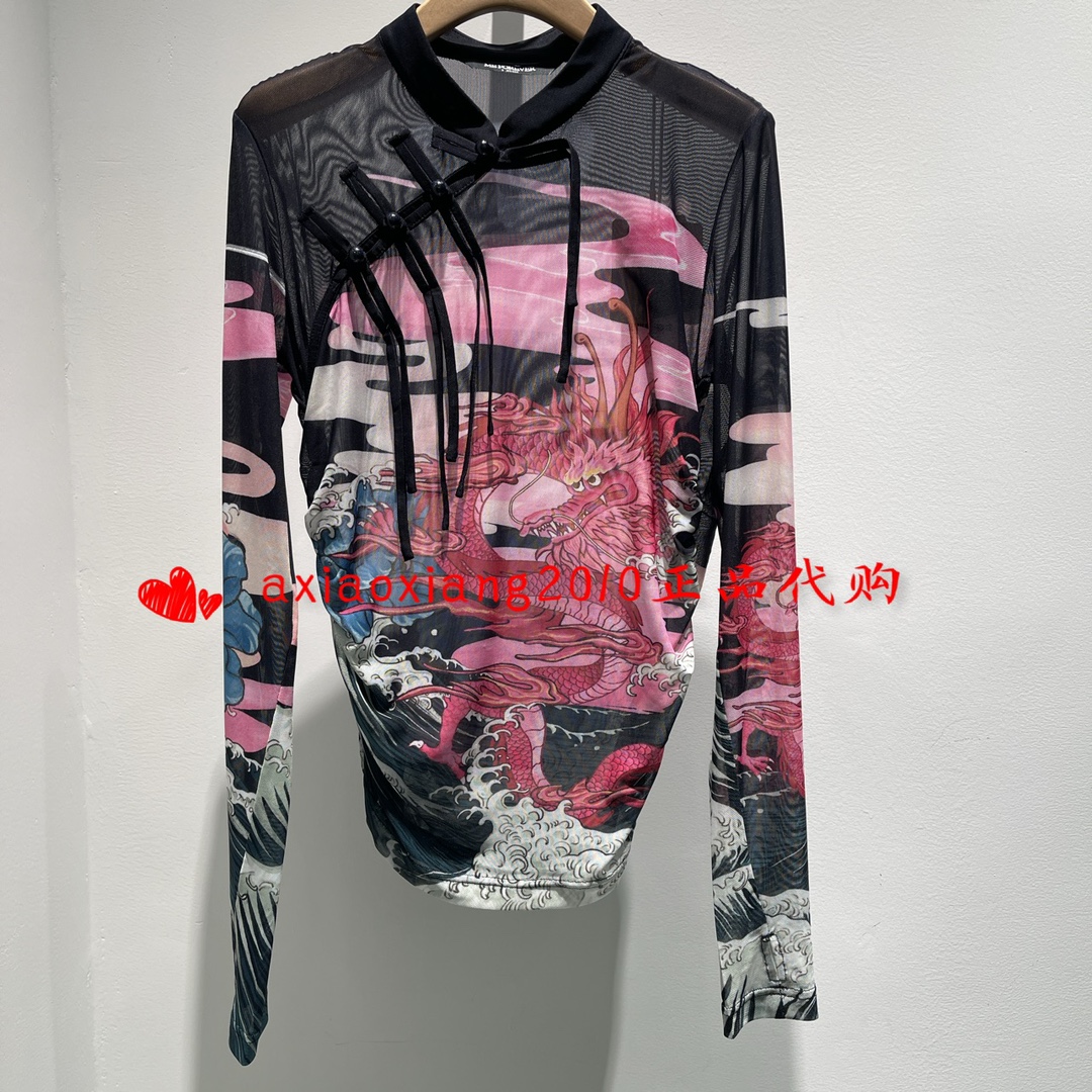 长袖复古T恤小衫薄款女士