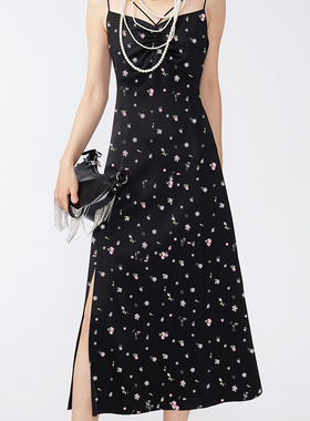 ME FOREVER真我永恒2024夏季新品吊带修身连衣裙2422D12068吊999