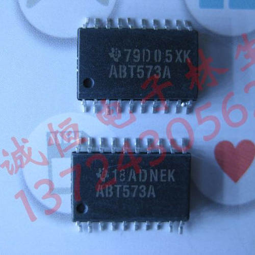 ABT573A  进口TI SOP7.2MM不含脚宽度  SN74ABT573ADW 宽体
