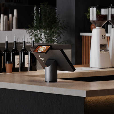 全新中国一体收银机惠普15.6