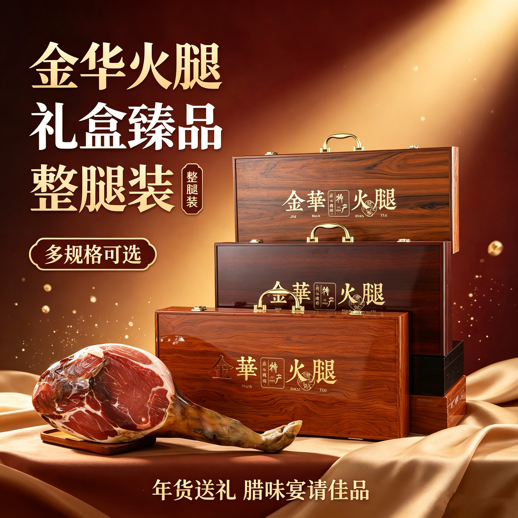 兆媛金华火腿整腿礼盒年货送礼