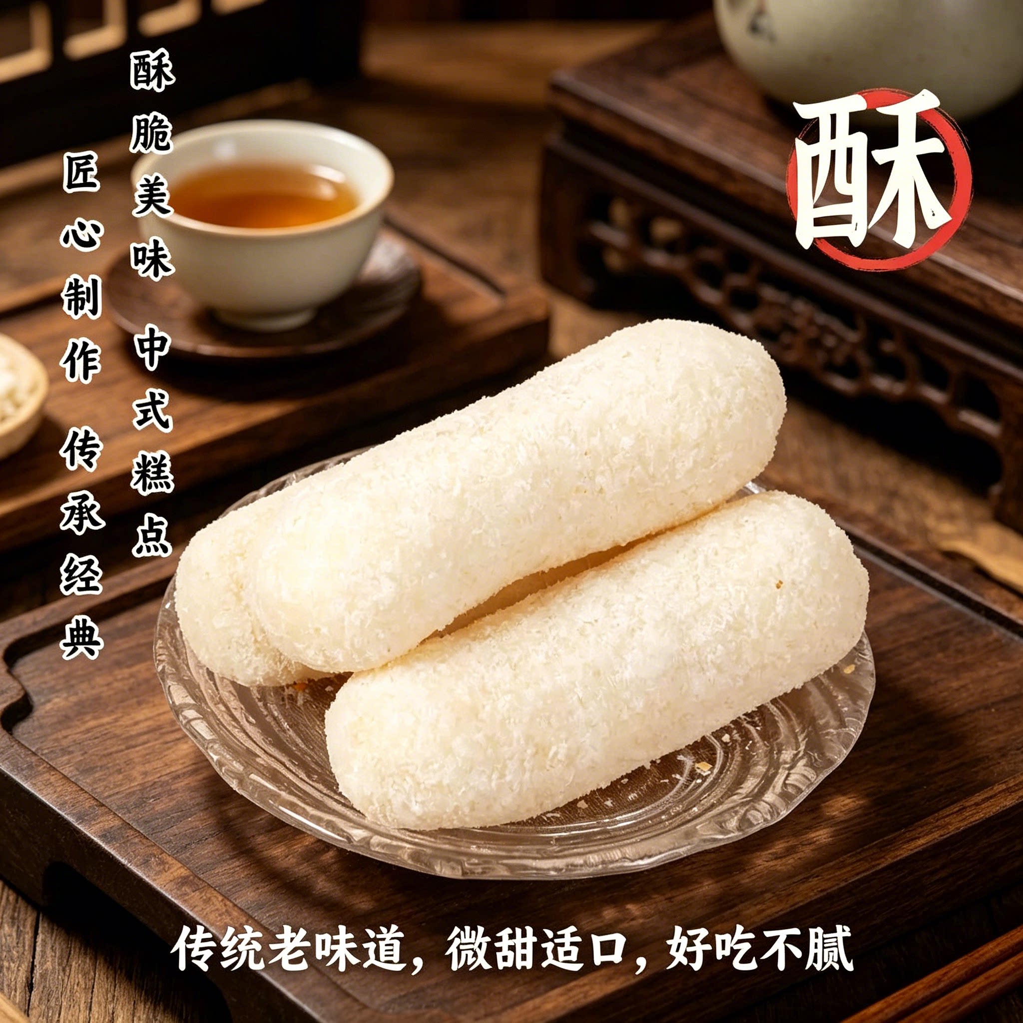 吉祥琦椰蓉麻枣250g袋装