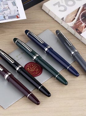 末匠P136钢笔金属铜活塞吸墨可更换笔尖总成6号明尖成人款