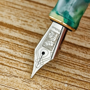 【石门匠心】精雕35号鹈鹕手工打磨长刀研龙刀书法学生钢笔尖