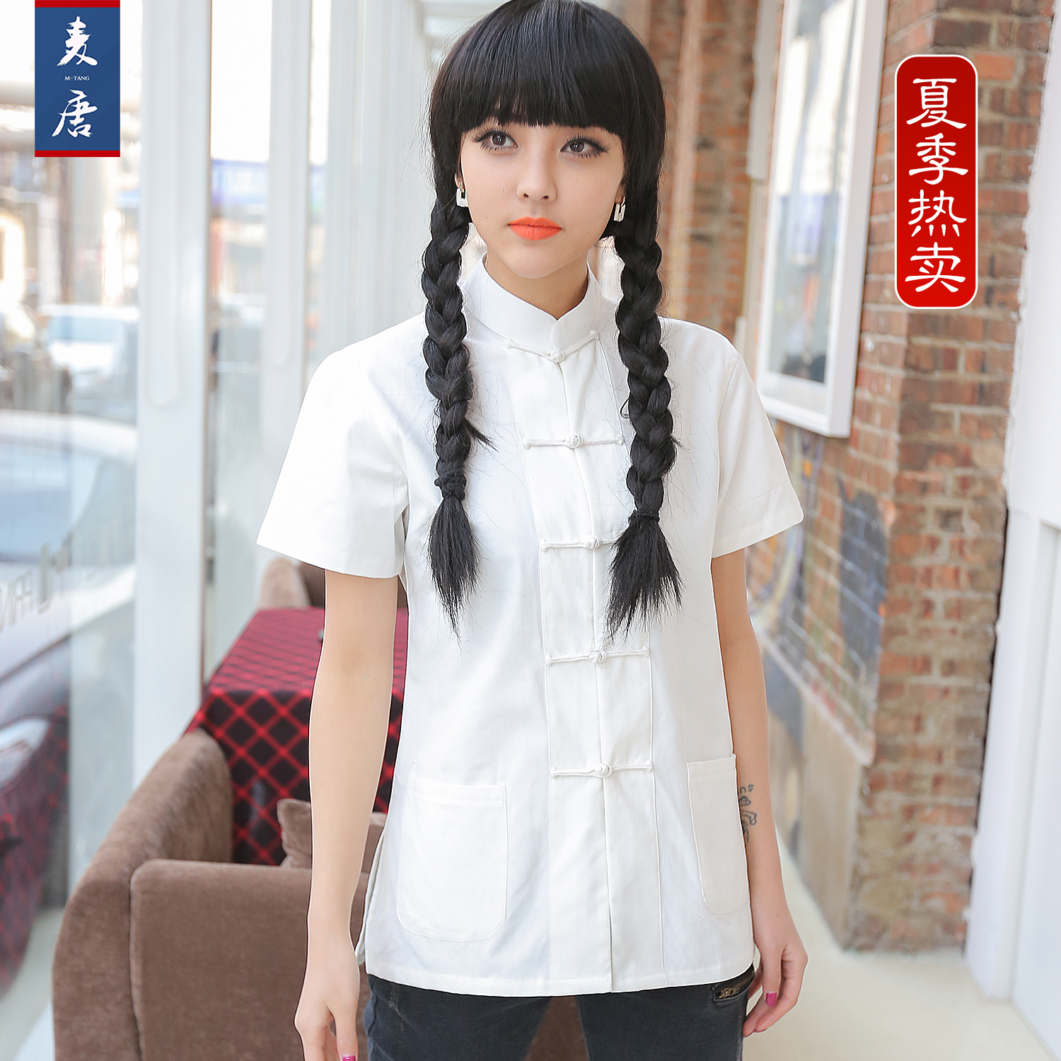 改良版唐装唐装改良版女时尚少