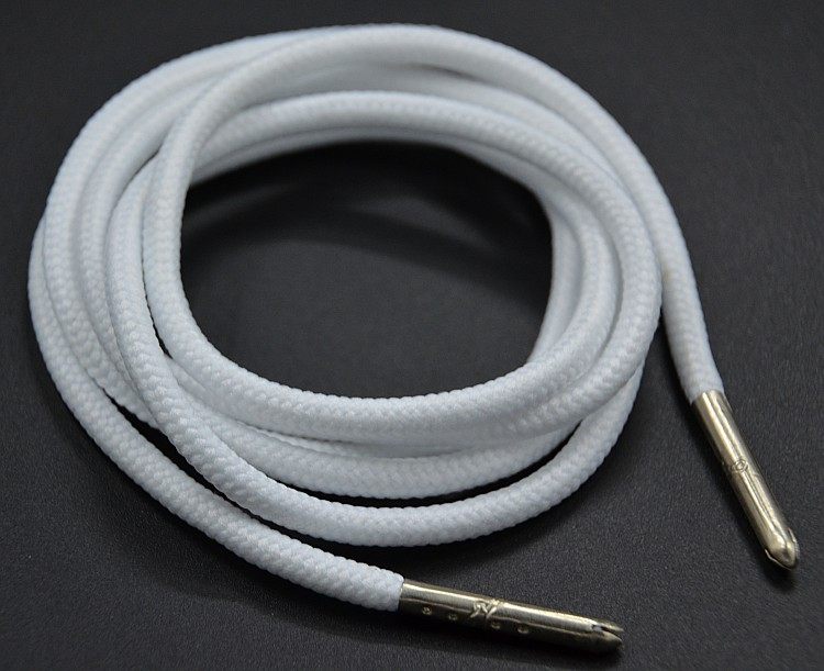 包邮AJ金属头篮球鞋适配鞋带圆细长白future LOW低帮未来编织鞋带