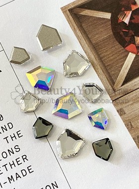 正品SWAROVSKI美甲饰品施华洛世奇水晶奥地利水钻正方直角平底钻
