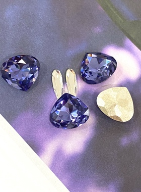 正品SWAROVSKI美甲饰品施华洛世奇奥地利水晶肥桃肥爱心兔头钻