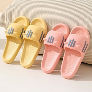 女夏季 胖东来拖鞋 居家用洗澡浴室宿舍酒店卡通户外穿厚底耐磨情侣