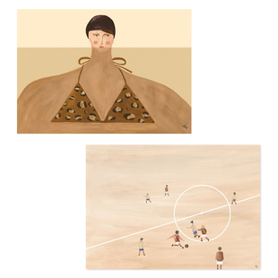 ANNA丹麦设计趣味艺术海报北欧风格 饰画挂画画芯 客厅卧室样板房装