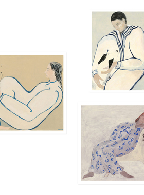 ANNA丹麦设计Sofia Lind艺术海报北欧客厅卧室餐厅家居装饰画画芯