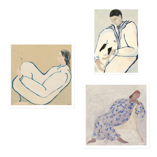 ANNA丹麦设计Sofia Lind艺术海报北欧客厅卧室餐厅家居装饰画画芯