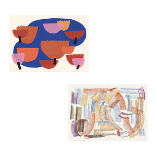 ANNA Cph抽象艺术海报 北欧客厅餐厅卧室装 饰画 丹麦设计Atelier