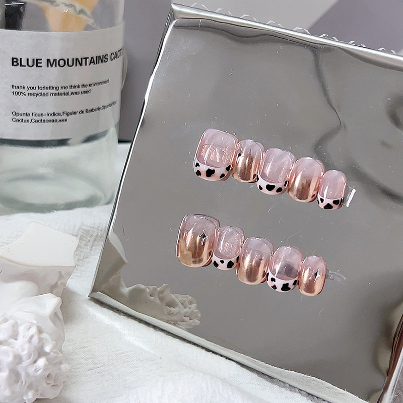 高级感小红书INS法式镜面渐变