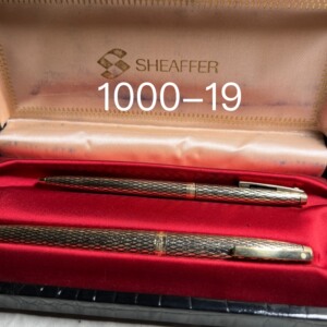 犀飞利镀金元首对笔 不含上墨器墨胆圆珠笔芯 品相见详情