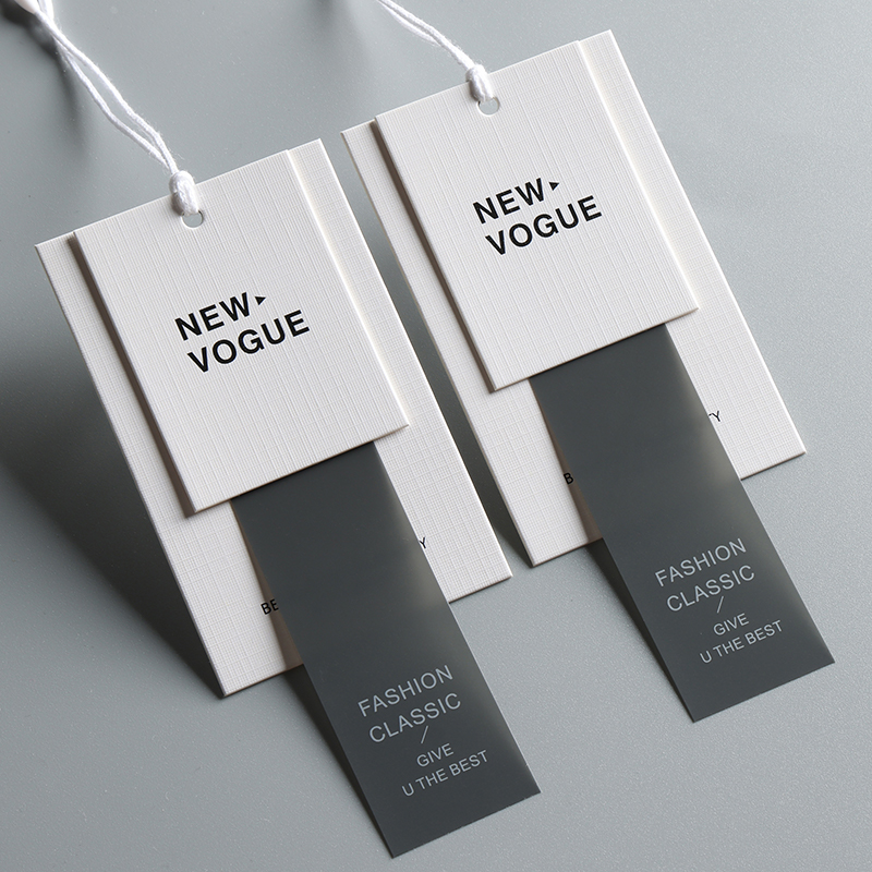 服装通用吊牌订做吊卡标签设计定制高级感挂牌订做商标价格牌现货