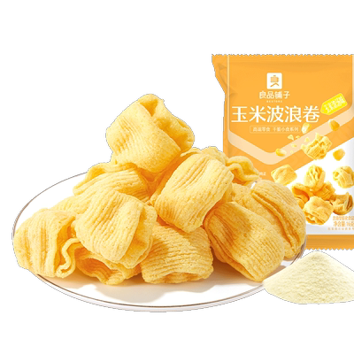 良品铺子玉米波浪卷16g直降