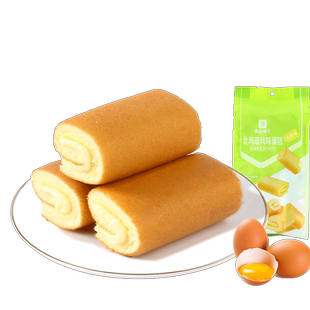 【满减专区】良品铺子北海道风味蛋糕卷(香蕉味)160g零食