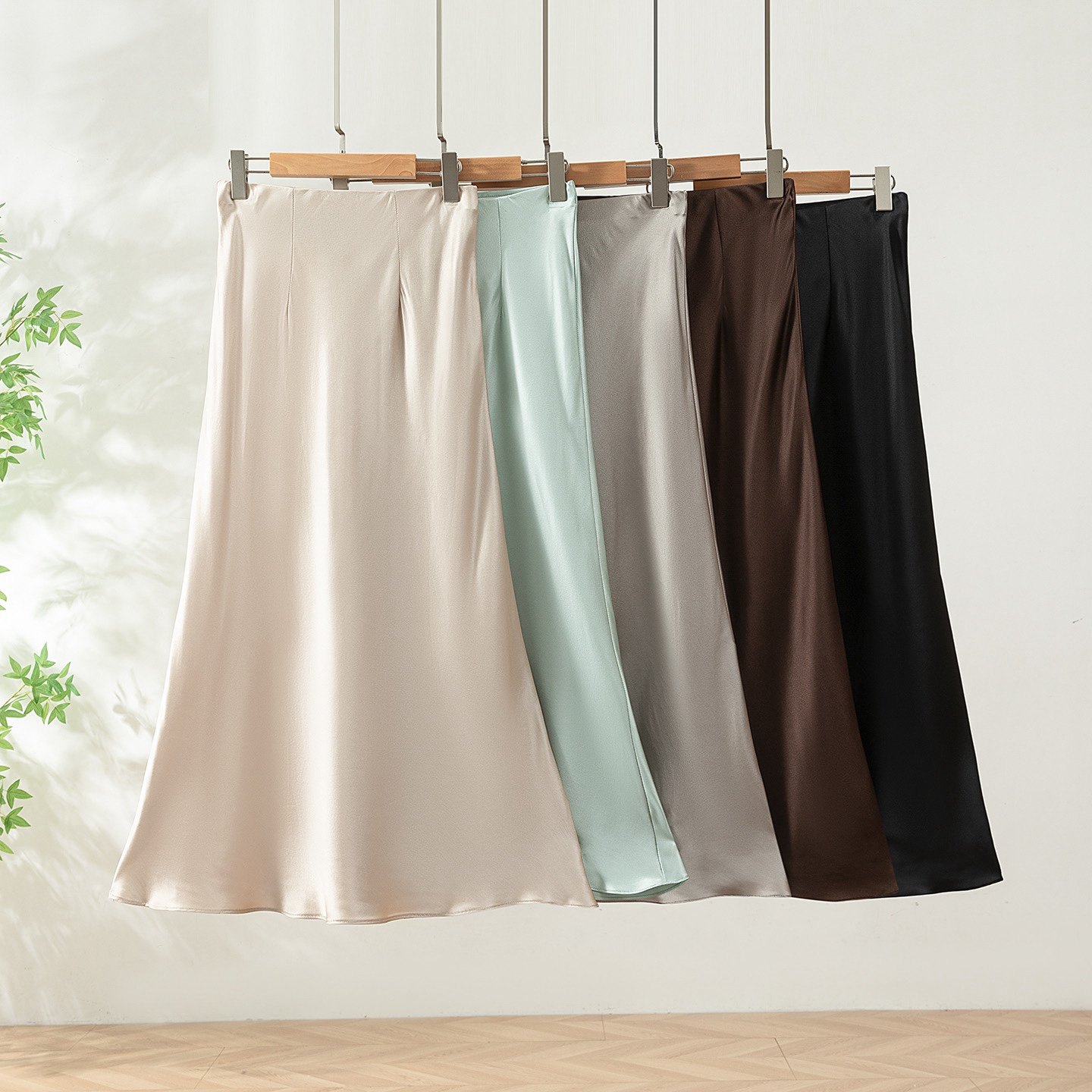 纯色光泽感桑蚕丝重磅缎面半身裙女夏季新款通勤高腰鱼尾裙a字裙,女装/女士精品,半身裙,淘宝优惠券,粉丝福利购,淘宝优惠卷