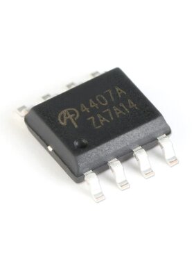 原装正品 AO4407A SOIC-8 P沟道-30V/-12A贴片MOSFET场效应管芯片