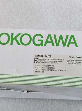 议价-YOKOGAWA横河F3AD04-5V/CT模块，韩国原装，
