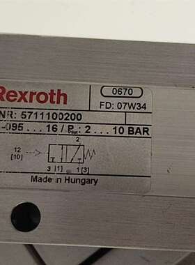 议价-REXROTH 力士乐 5711100200 气控阀 全新议