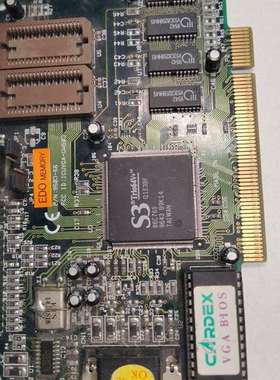 议价-S3 Trio64V+ PCI显卡，型号86C765，成色如