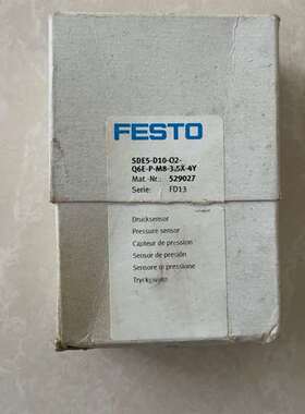 议价-FESTO原装正品压力传感器SDE5-D10-O2-Q6E-