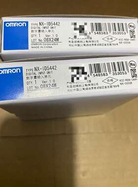 全新/二手，议价-欧姆龙模块，型号NX-ID5442，数量有几个
