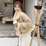 【现货】数据好加厚两面穿皮毛一体外套B208-8057-P185K278，女装短外套，浙宝208