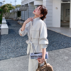 【新款】工装风立领外套＋阔腿裤B208-268007-P195K319图片