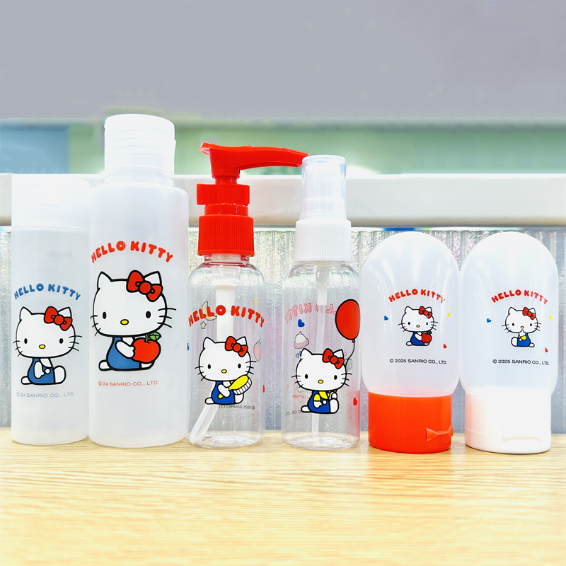 MINISO名创优品三丽鸥凯蒂猫helloKitty旅行分装瓶套装乳液喷雾瓶