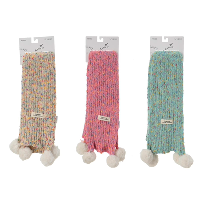 名创优品多巴胺糖豆针织儿童围巾