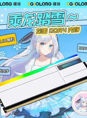 疆珑龙雪ddr4内存条16gx2海力士颗粒3200c16台式电竞内存条4400