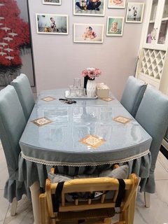 简约现代纯色椭圆桌布茶几布套家用台布布艺长椭圆桌餐桌布可定制