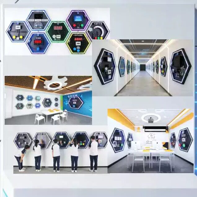 齐护AI互动屏科技互动箱展品