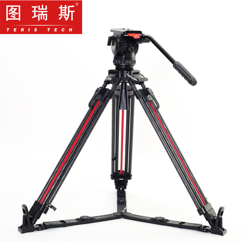 图瑞斯新款TS-N6T PLUS-Q液压云台&一键开锁碳纤维三脚架套装相机