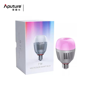 爱图仕B7C补光灯泡视频主直播氛围led全彩智能家居美颜单反摄影灯