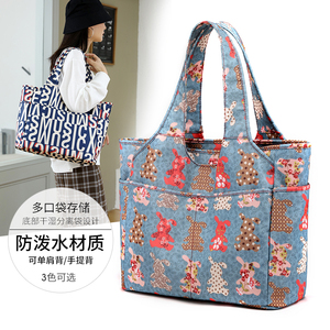 2025新款时尚托特包大容量单肩防水尼龙牛津布手提包瑜伽舞蹈包潮