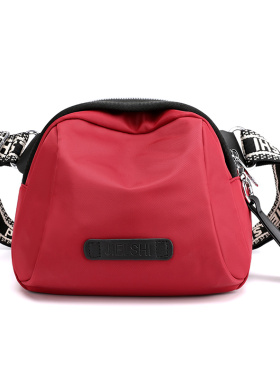 网红小布包新款斜挎包女布包休闲女士贝壳包百搭迷你斜挎包潮