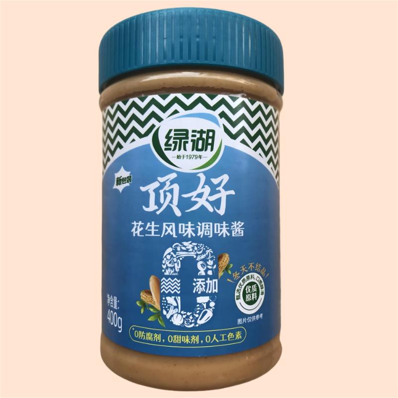 绿湖顶好花生酱400g无防腐剂图片