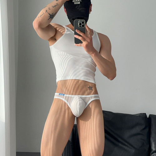 男士三级内裤低腰性感透明包邮