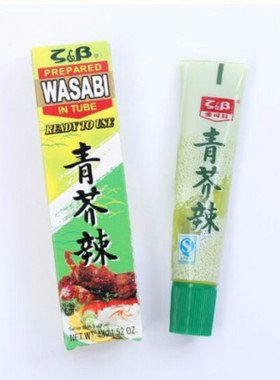 爱可毕 青芥辣43g 青芥末 辣根 刺青 寿司料理专用XKB芥末