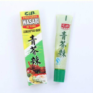 爱可毕 青芥辣43g 青芥末 辣根 刺青 寿司料理专用XKB芥末