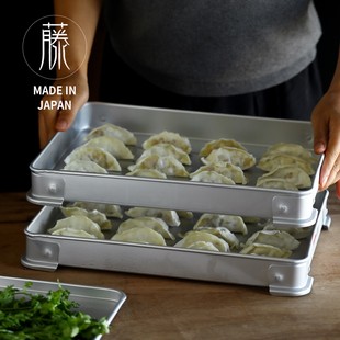 日本进口谷口金属专用食品级冷冻饺子盒冰箱速冻饺子盒冷冻收纳盒